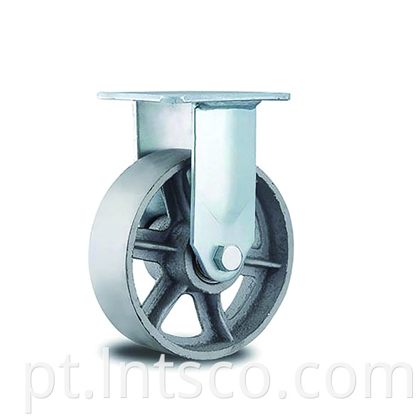 Heavy Duty Cast Iron Rigid Casters